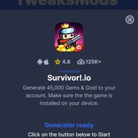 Survivor!.io Mod 45K Gems & Gold iOS and Android 2023's picture